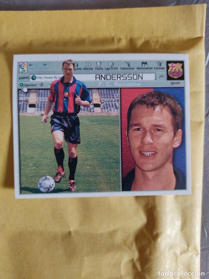Cromos de f&uacute;tbol: Este 01 02 Barcelona Andersson - Foto 1