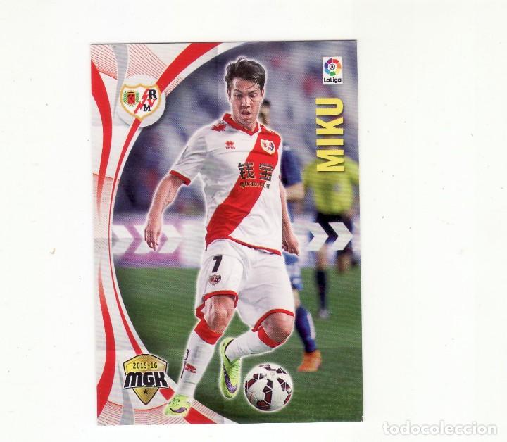 Cromos de f&uacute;tbol: MEGACRACKS 2015/2016 399 MIKU RAYO VALLECANO - Foto 1