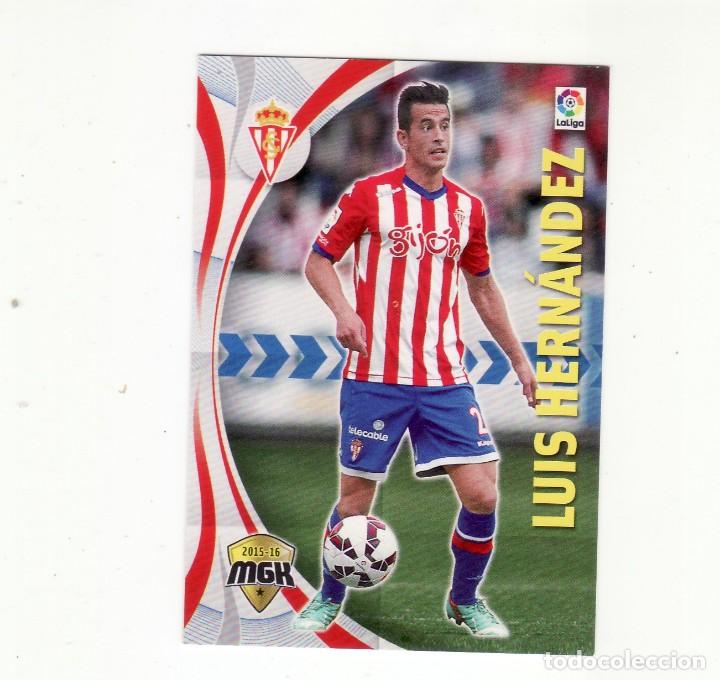Cromos de f&uacute;tbol: MEGACRACKS 2015/2016 465 LUIS HERNANDEZ SPORTING - Foto 1