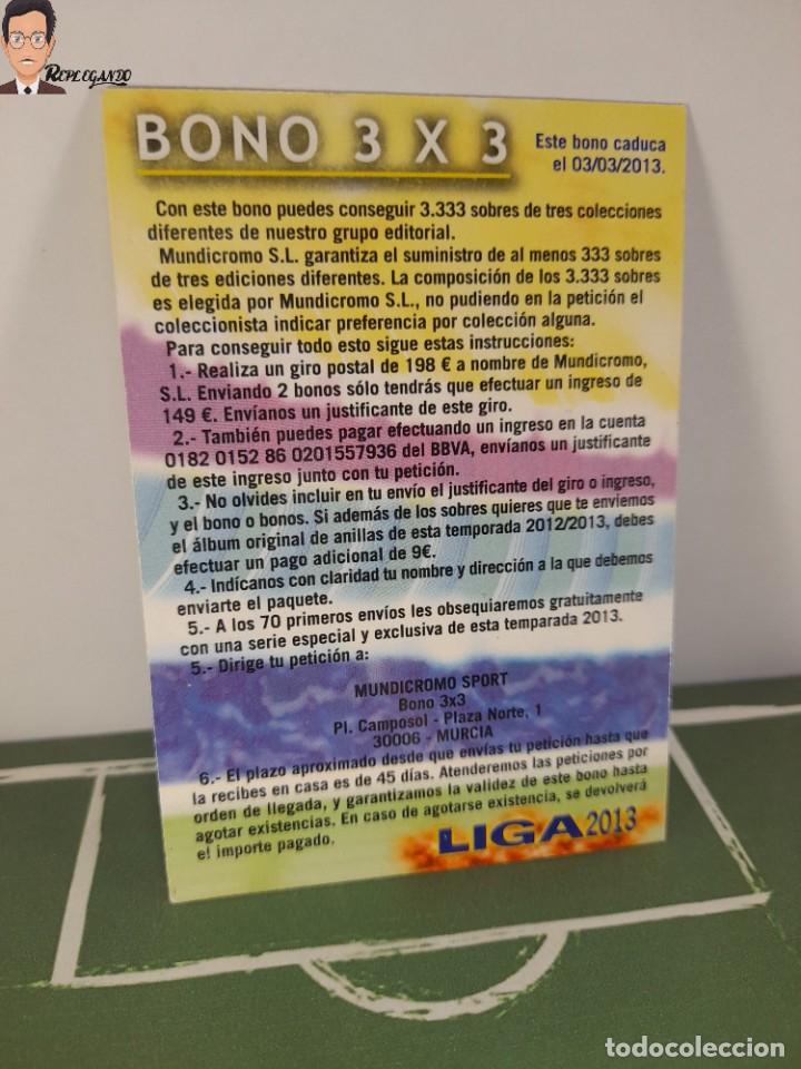 Fu&szlig;ball-Sticker: ESPECIAL COMOD&Iacute;N BONO 3X3 - CARD FICHA CROMO F&Uacute;TBOL LIGA 2012 2013 MUNDICROMO 12 13 MC