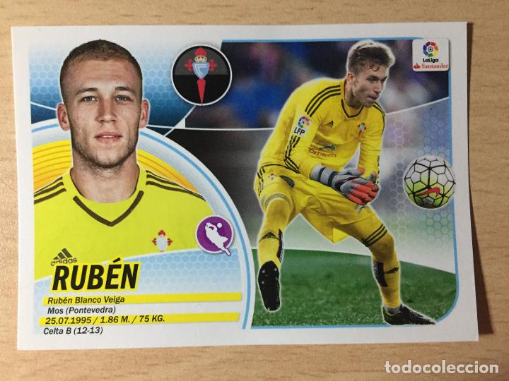 Cromos de f&uacute;tbol: 2016-2017 - 2 RUBEN - CELTA DE VIGO - ESTE - Foto 1