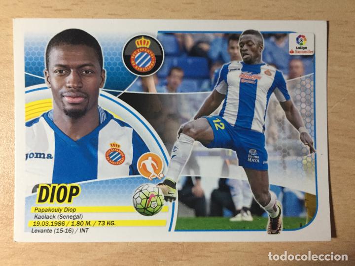 Cromos de f&uacute;tbol: 2016-2017 - 8 DIOP - RCD ESPANYOL - ESTE - Foto 1