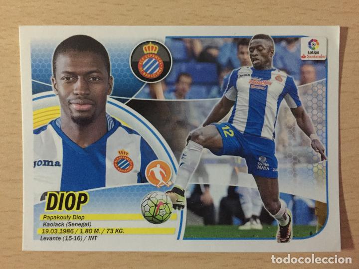 Cromos de f&uacute;tbol: 2016-2017 - 8 DIOP - RCD ESPANYOL - ESTE - Foto 1