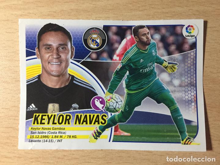 Cromos de f&uacute;tbol: 2016-2017 - 1 KEYLOR NAVAS - REAL MADRID - ESTE - Foto 1