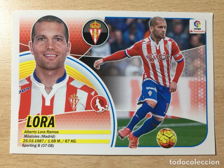 Cromos de f&uacute;tbol: 2016-2017 - 3 LORA - SPORTING DE GIJON - ESTE - Foto 1