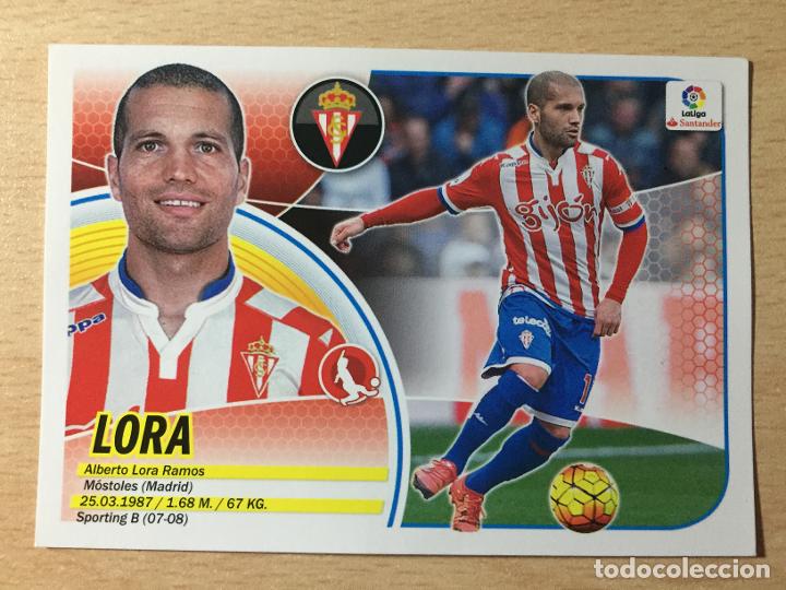 Cromos de f&uacute;tbol: 2016-2017 - 3 LORA - SPORTING DE GIJON - ESTE - Foto 1