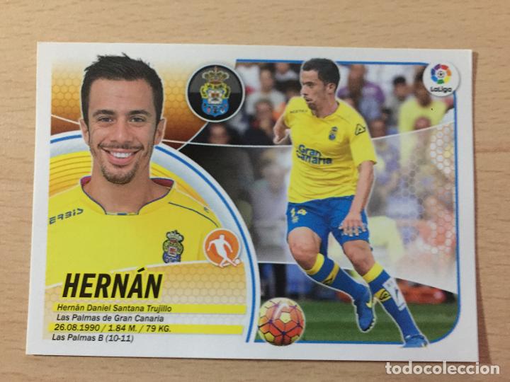 Cromos de f&uacute;tbol: 2016-2017 - 9 HERNAN - UD LAS PALMAS - ESTE - Foto 1