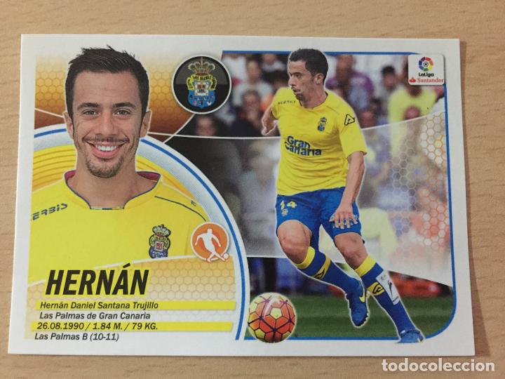 Cromos de f&uacute;tbol: 2016-2017 - 9 HERNAN - UD LAS PALMAS - ESTE - Foto 1