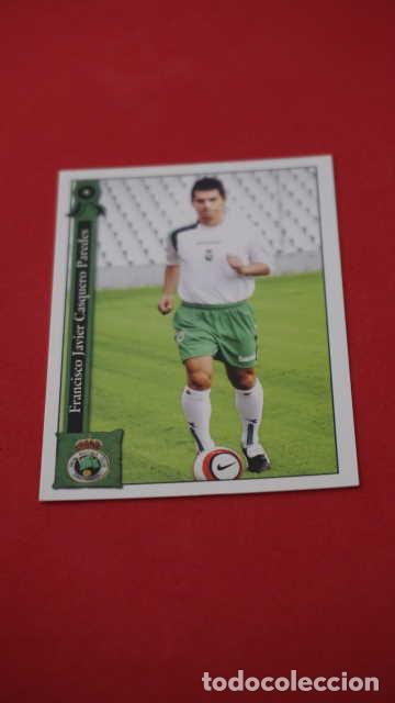 Cromos de Futebol: FRANCISCO JAVIER CASQUERO PAREDES LAS FICHAS DE LA LIGA 2005/2006 MUNDICROMO NUMERO 423 RACING CLUB