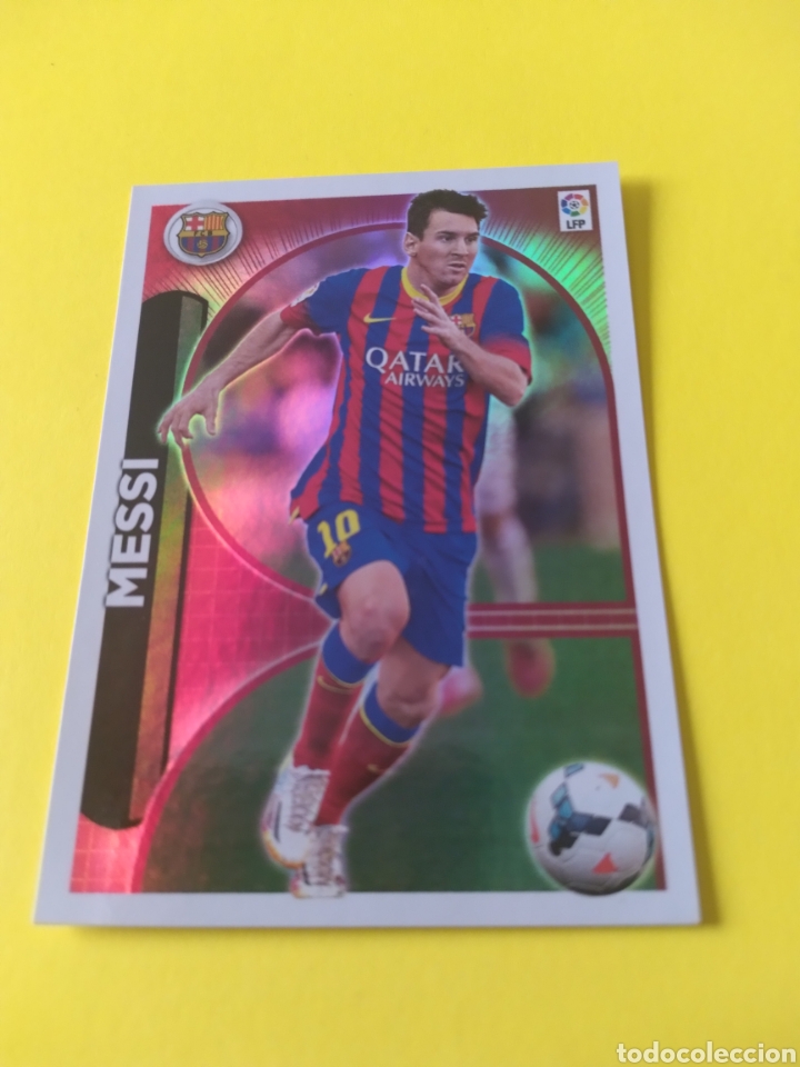 Cromos de f&uacute;tbol: Cromo de Messi Este 14-15 - Foto 1