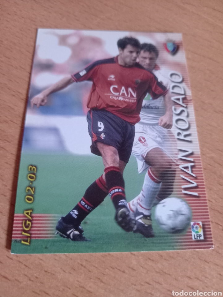 Figurine di Calcio: Panini megacracks megafichas 2002 2003 02 03 213 Iv&aacute;n Rosado Osasuna