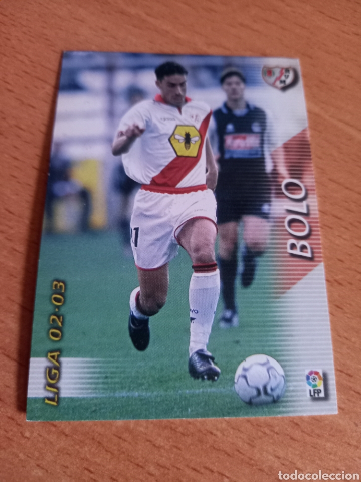Football Stickers: Panini megacracks megafichas 2002 2003 02 03 251 Bolo Rayo Vallecano