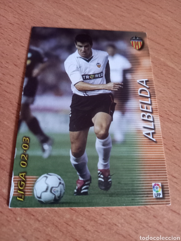 Cromos de F&uacute;tbol: Panini megacracks megafichas 2002 2003 02 03 314 Albelda Valencia