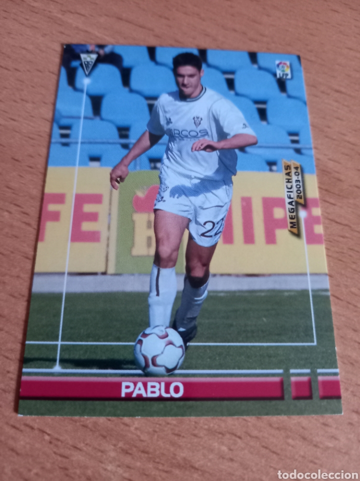 Figurine di Calcio: Panini megacracks megafichas 2003 2004 03 04 5 Pablo Albacete