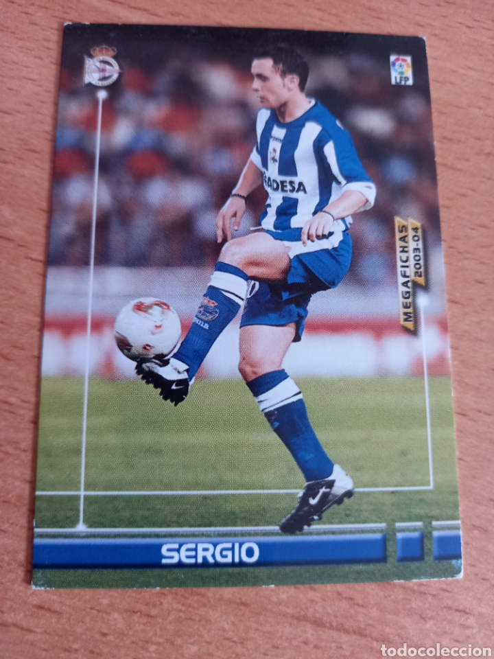 Cromos de Futebol: Panini megacracks megafichas 2003 2004 03 04 120 Sergio Deportivo de la Coru&ntilde;a