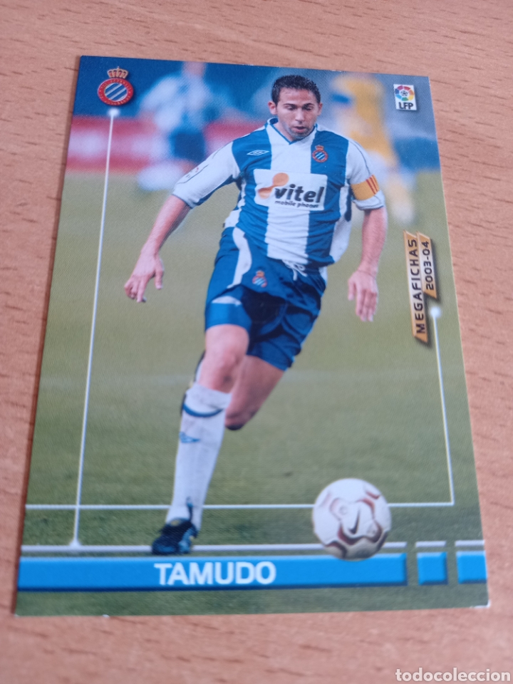 Fu&szlig;ball-Sticker: Panini megacracks megafichas 2003 2004 03 04 144 Tamudo Espanyol