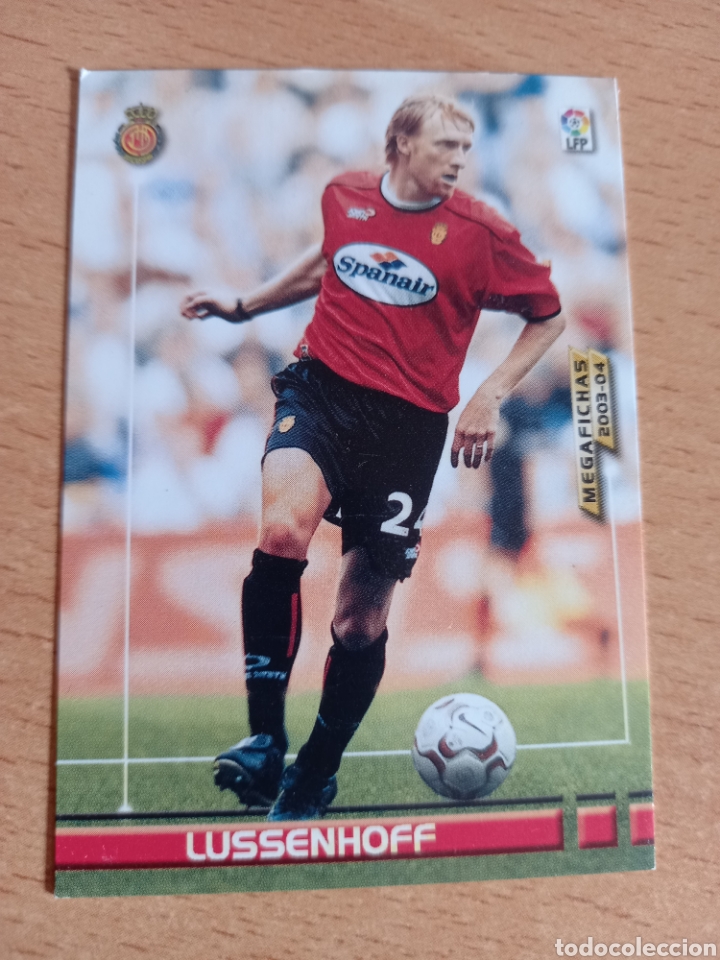 Figurine di Calcio: Panini megacracks megafichas 2003 2004 03 04 186 Lussenhoff Mallorca