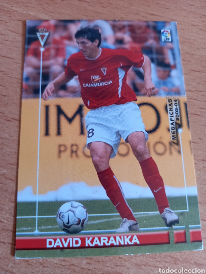 Fu&szlig;ball-Sticker: Panini megacracks megafichas 2003 2004 03 04 215 David Karanka Real Murcia