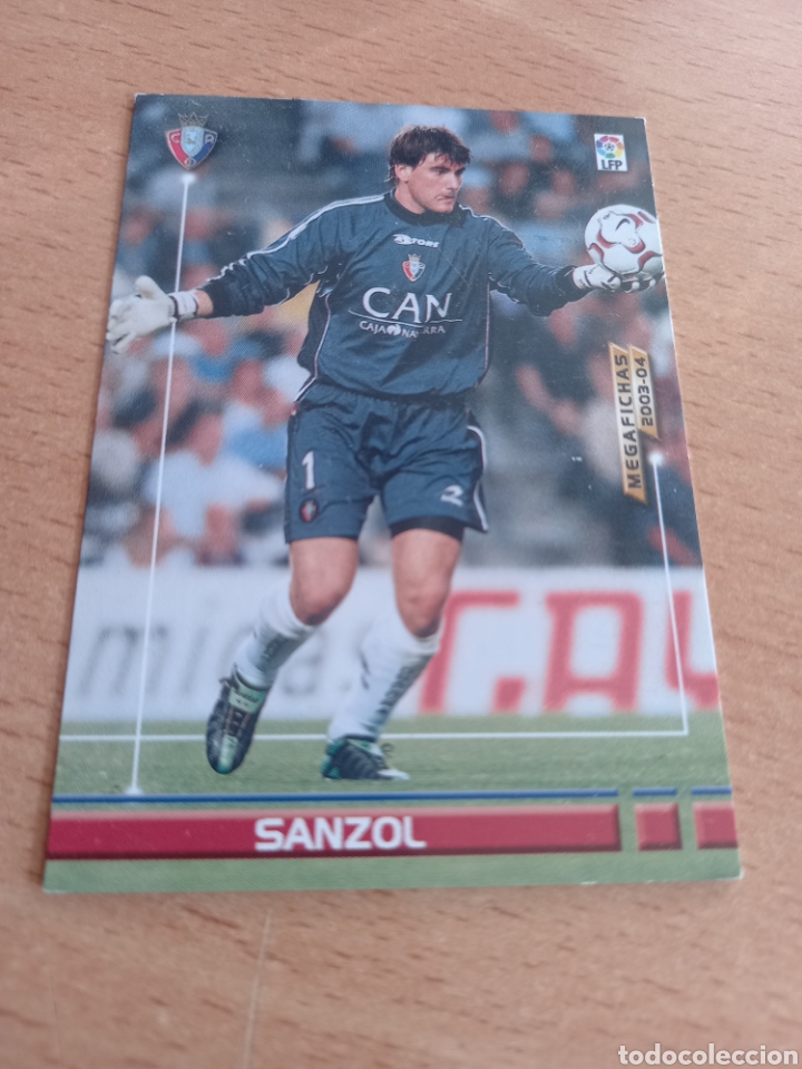 Fu&szlig;ball-Sticker: Panini megacracks megafichas 2003 2004 03 04 218 Sanzol Osasuna