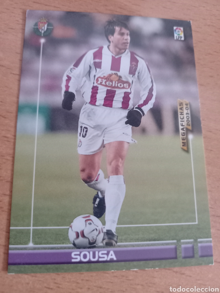 Fu&szlig;ball-Sticker: Panini megacracks megafichas 2003 2004 03 04 317 Sousa Real Valladolid