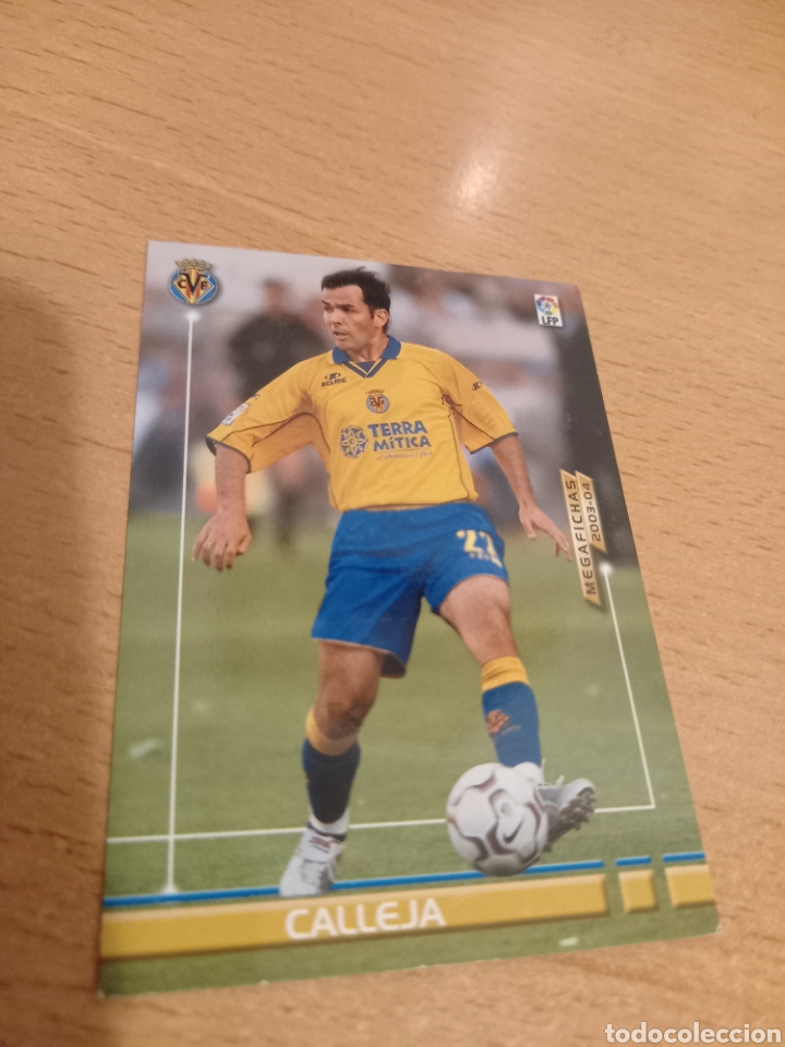 Figurine di Calcio: Panini megacracks megafichas 2003 2004 03 04 338 Calleja Villarreal