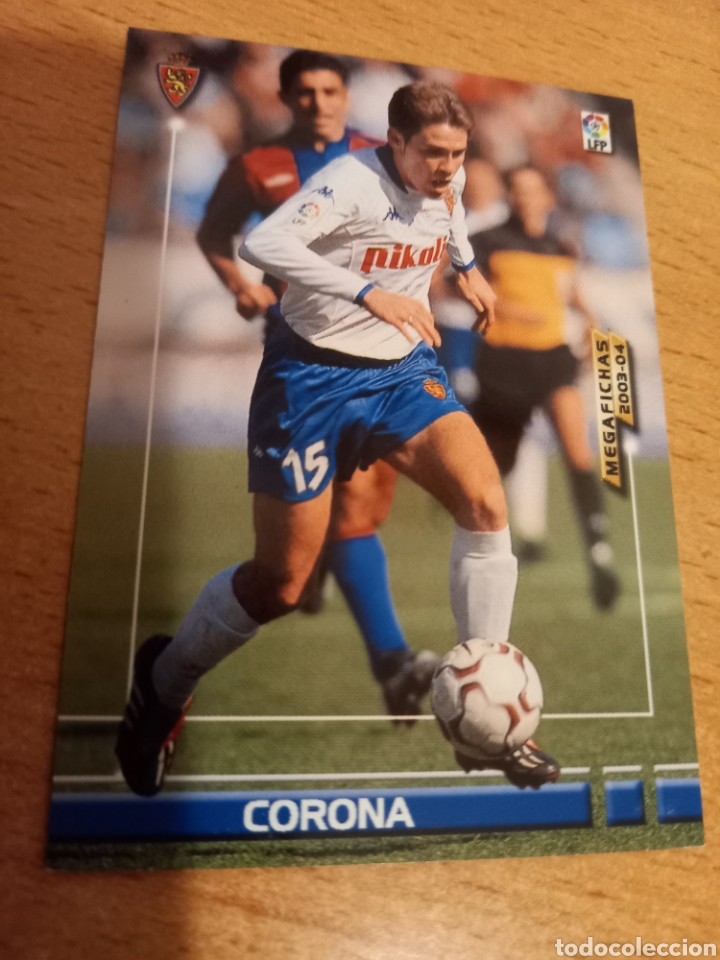 Cromos de Futebol: Panini megacracks megafichas 2003 2004 03 04 355 Corona Real Zaragoza