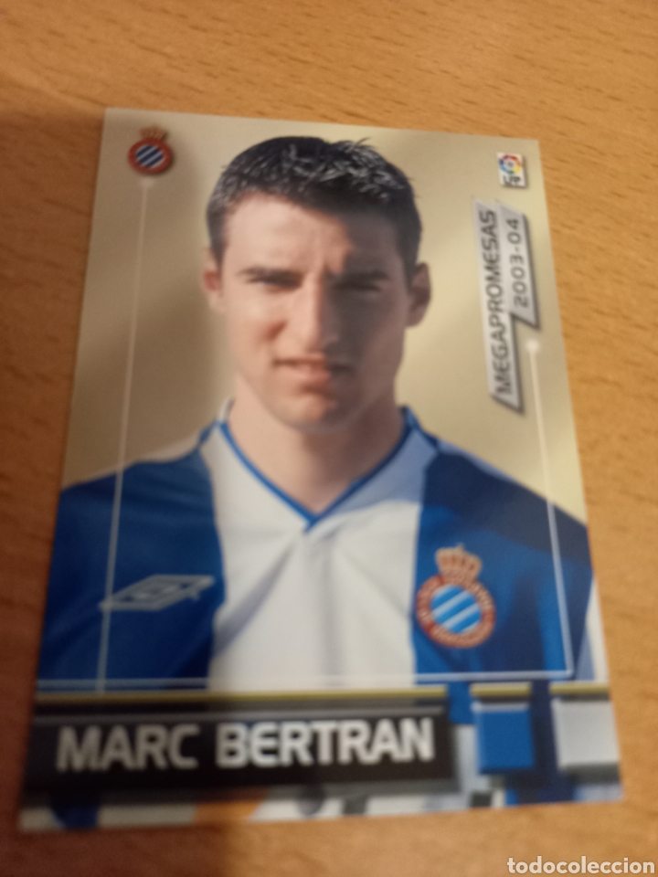 Figurine di Calcio: Panini megacracks megafichas 2003 2004 03 04 390 Marc Bertr&aacute;n Espanyol megapromesas
