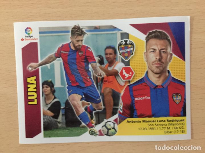 Cromos de f&uacute;tbol: 2017-2018 - 7B LUNA - LEVANTE UD - ESTE - Foto 1