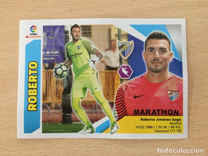Cromos de f&uacute;tbol: 2017-2018 - 1 ROBERTO - MALAGA CF - ESTE - Foto 1