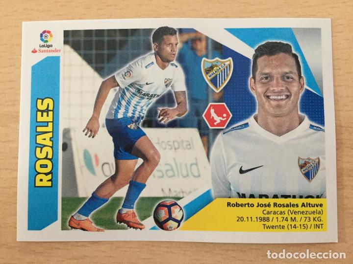 Cromos de f&uacute;tbol: 2017-2018 - 3 ROSALES - MALAGA CF - ESTE - Foto 1