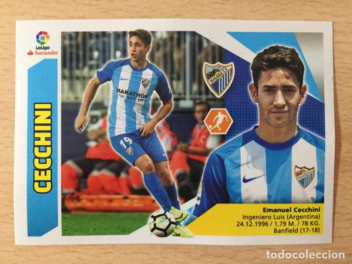 Cromos de f&uacute;tbol: 2017-2018 - 11 BIS CECCHINI - MALAGA CF - ESTE - Foto 1