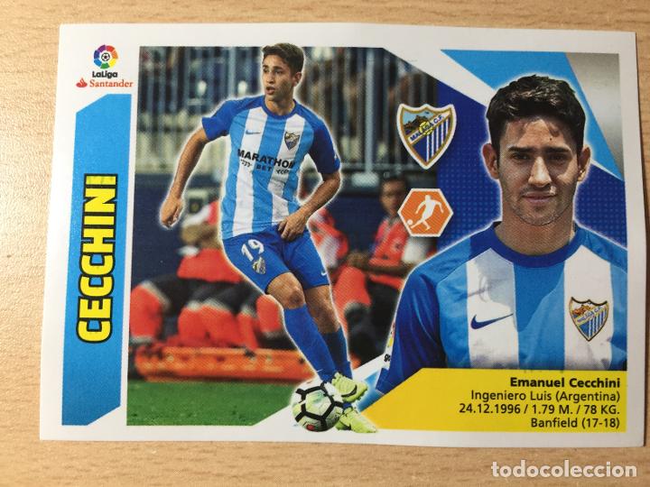 Cromos de f&uacute;tbol: 2017-2018 - 11 BIS CECCHINI - MALAGA CF - ESTE - Foto 1