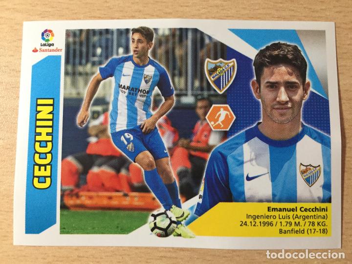 Cromos de f&uacute;tbol: 2017-2018 - 11 BIS CECCHINI - MALAGA CF - ESTE - Foto 1