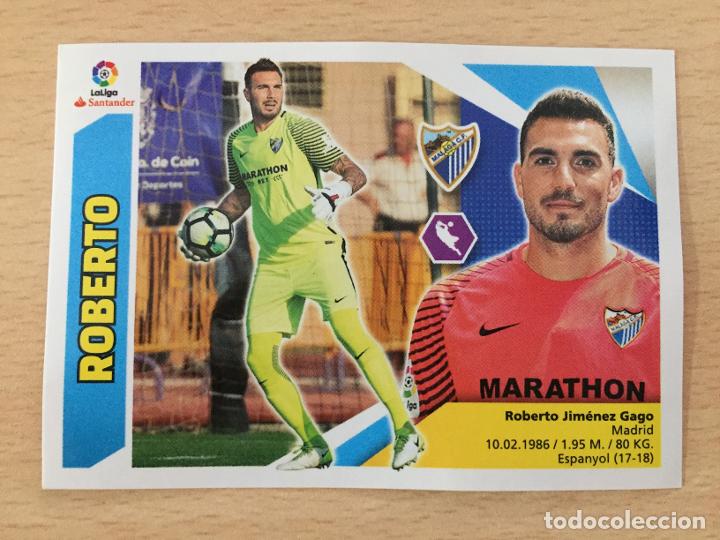 Cromos de f&uacute;tbol: 2017-2018 - 1 ROBERTO - MALAGA CF - ESTE - Foto 1