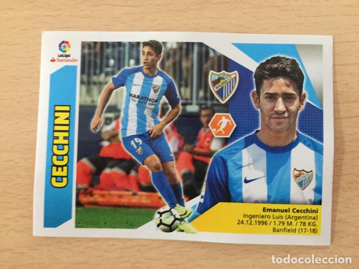 Cromos de f&uacute;tbol: 2017-2018 - 11 BIS CECCHINI - MALAGA CF - ESTE - Foto 1
