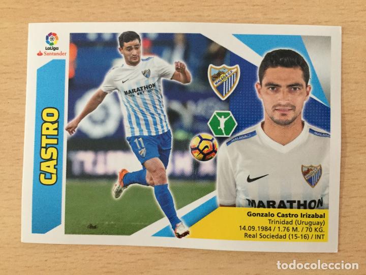 Cromos de f&uacute;tbol: 2017-2018 - 13B CASTRO - MALAGA CF - ESTE - Foto 1