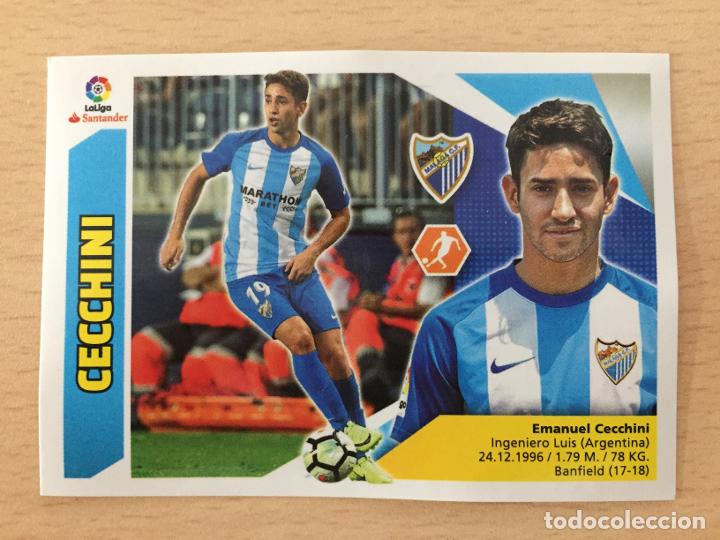 Cromos de f&uacute;tbol: 2017-2018 - 11 BIS CECCHINI - MALAGA CF - ESTE - Foto 1