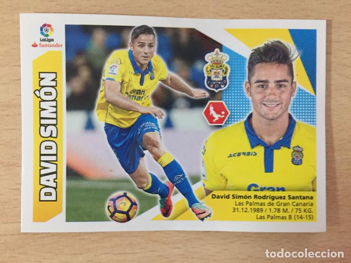 Cromos de f&uacute;tbol: 2017-2018 - 3B DAVID SIMON - UD LAS PALMAS - ESTE - Foto 1