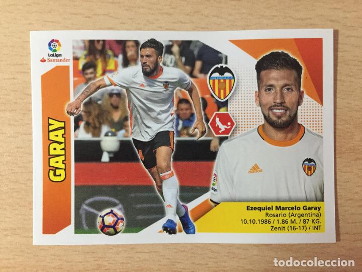 Cromos de f&uacute;tbol: 2017-2018 - 5 GARAY - VALENCIA CF - ESTE - Foto 1