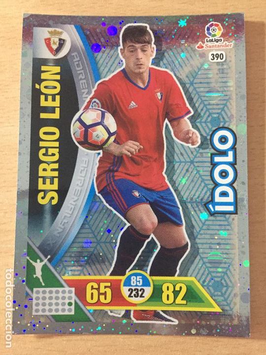 Cromos de f&uacute;tbol: 2016-2017 - 390 SERGIO LEON - CA OSASUNA - ADRENALYN - Foto 1