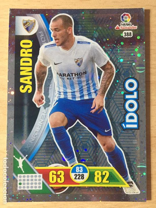 Cromos de f&uacute;tbol: 2016-2017 - 388 SANDRO - MALAGA CF - ADRENALYN - Foto 1