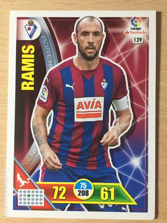 Cromos de f&uacute;tbol: 2016-2017 - 139 RAMIS - SD EIBAR - ADRENALYN - Foto 1