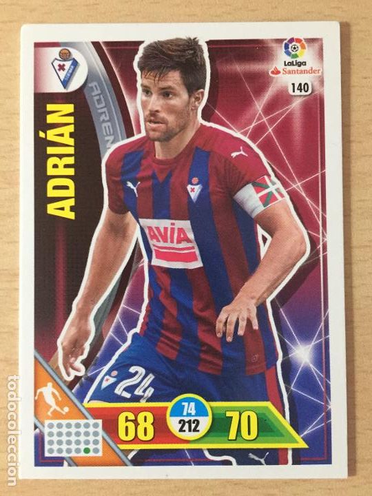 Cromos de f&uacute;tbol: 2016-2017 - 140 ADRIAN - SD EIBAR - ADRENALYN - Foto 1