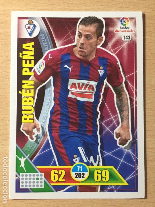 Cromos de f&uacute;tbol: 2016-2017 - 143 RUBEN PE&Ntilde;A - SD EIBAR - ADRENALYN - Foto 1