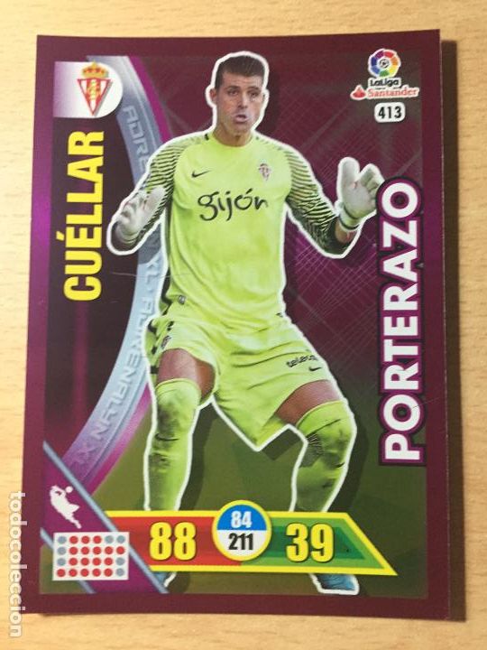 Cromos de f&uacute;tbol: 2016-2017 - 413 CUELLAR - SPORTING DE GIJON - ADRENALYN - Foto 1