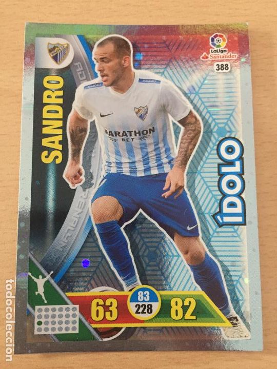 Cromos de f&uacute;tbol: 2016-2017 - 388 SANDRO - MALAGA CF - ADRENALYN - Foto 1