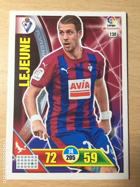 Cromos de f&uacute;tbol: 2016-2017 - 130 LEJEUNE - SD EIBAR - ADRENALYN - Foto 1