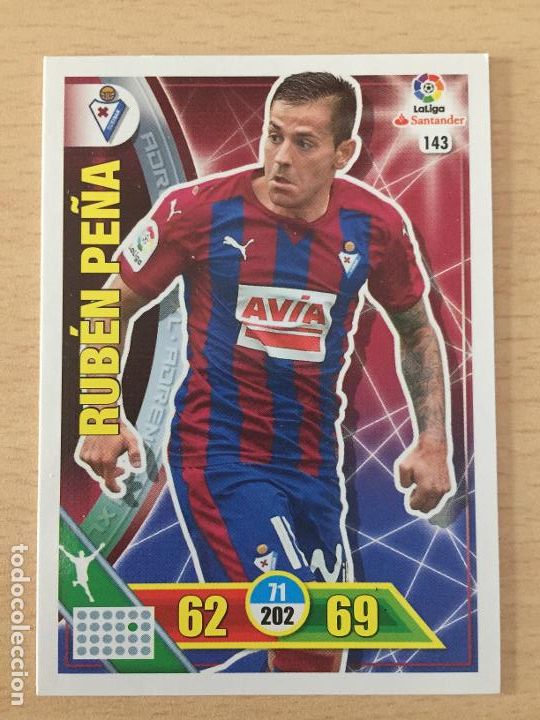 Cromos de f&uacute;tbol: 2016-2017 - 143 RUBEN PE&Ntilde;A - SD EIBAR - ADRENALYN - Foto 1