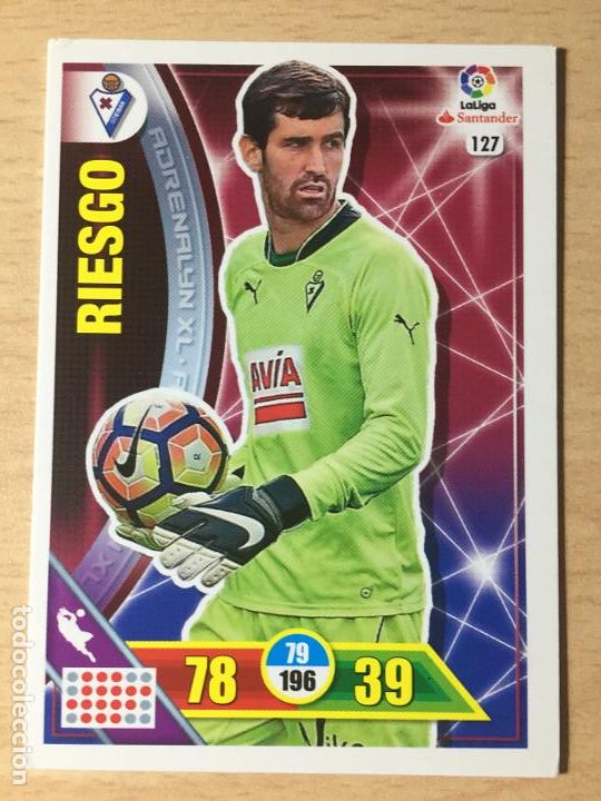 Cromos de f&uacute;tbol: 2016-2017 - 127 RIESGO - SD EIBAR - ADRENALYN - Foto 1