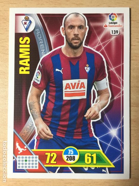 Cromos de f&uacute;tbol: 2016-2017 - 139 RAMIS - SD EIBAR - ADRENALYN - Foto 1